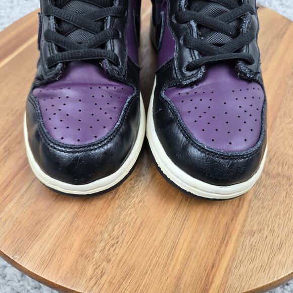 Nike Dunk High Fragment Beijing PS 2021 Black Wine Casual Daily Sneaker Kids 1y - Picture 7 of 15